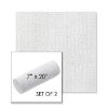 Picture of Momento Snow | Set of 2 | 7" x 20" Sunbrella Outdoor Bolster Pillows with Premium Inserts
