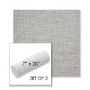 Picture of Piazza Pebble | Set of 2 | 7" x 20" Sunbrella Outdoor Bolster Pillows with Premium Inserts