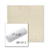 Picture of Pique Flax | Set of 2 | 7" x 20" Sunbrella Outdoor Bolster Pillows with Premium Inserts
