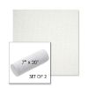 Picture of Pique Salt | Set of 2 | 7" x 20" Sunbrella Outdoor Bolster Pillows with Premium Inserts