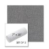 Picture of Proof Slate | Set of 2 | 7" x 20" Sunbrella Outdoor Bolster Pillows with Premium Inserts