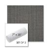 Picture of Proven Charcoal | Set of 2 | 7" x 20" Sunbrella Outdoor Bolster Pillows with Premium Inserts