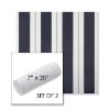 Picture of Relate Harbor | Set of 2 | 7" x 20" Sunbrella Outdoor Bolster Pillows with Premium Inserts