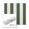 Picture of Relate Ivy | Set of 2 | 7" x 20" Sunbrella Outdoor Bolster Pillows with Premium Inserts