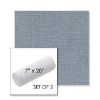 Picture of Remix Denim | Set of 2 | 7" x 20" Sunbrella Outdoor Bolster Pillows with Premium Inserts