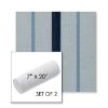 Picture of Revival Denim | Set of 2 | 7" x 20" Sunbrella Outdoor Bolster Pillows with Premium Inserts