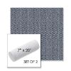 Picture of Rise Indigo | Set of 2 | 7" x 20" Sunbrella Outdoor Bolster Pillows with Premium Inserts