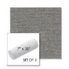 Picture of Ritsy Fog | Set of 2 | 7" x 20" Sunbrella Outdoor Bolster Pillows with Premium Inserts