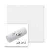 Picture of Ritsy Salt | Set of 2 | 7" x 20" Sunbrella Outdoor Bolster Pillows with Premium Inserts
