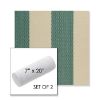 Picture of Rothko Mermaid | Set of 2 | 7" x 20" Sunbrella Outdoor Bolster Pillows with Premium Inserts