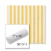 Picture of Sail Away Sunflower | Set of 2 | 7" x 20" Sunbrella Outdoor Bolster Pillows with Premium Inserts