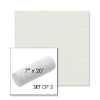 Picture of Sailcloth Salt | Set of 2 | 7" x 20" Sunbrella Outdoor Bolster Pillows with Premium Inserts