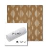 Picture of Spinner Diamond Teak | Set of 2 | 7" x 20" Sunbrella Outdoor Bolster Pillows with Premium Inserts
