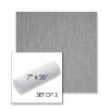 Picture of Switch Silver | Set of 2 | 7" x 20" Sunbrella Outdoor Bolster Pillows with Premium Inserts