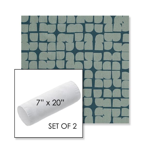 Picture of Toggle Splash | Set of 2 | 7" x 20" Sunbrella Outdoor Bolster Pillows with Premium Inserts