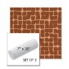 Picture of Toggle Terra Rosa | Set of 2 | 7" x 20" Sunbrella Outdoor Bolster Pillows with Premium Inserts