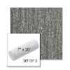 Picture of Vista Slate | Set of 2 | 7" x 20" Sunbrella Outdoor Bolster Pillows with Premium Inserts