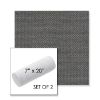 Picture of Wadi Steel | Set of 2 | 7" x 20" Sunbrella Outdoor Bolster Pillows with Premium Inserts