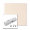 Picture of Willa Cream | Set of 2 | 7" x 20" Sunbrella Outdoor Bolster Pillows with Premium Inserts