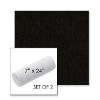 Picture of Canvas Sooty | Set of 2 | 7" x 24" Sunbrella Outdoor Bolster Pillows with Premium Inserts