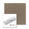 Picture of Canvas Taupe | Set of 2 | 7" x 24" Sunbrella Outdoor Bolster Pillows with Premium Inserts