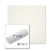 Picture of Canvas White | Set of 2 | 7" x 24" Sunbrella Outdoor Bolster Pillows with Premium Inserts
