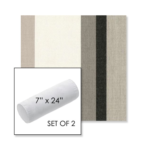 Picture of Canyon Tenaya | Set of 2 | 7" x 24" Sunbrella Outdoor Bolster Pillows with Premium Inserts