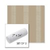 Picture of Caper Camel | Set of 2 | 7" x 24" Sunbrella Outdoor Bolster Pillows with Premium Inserts