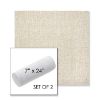 Picture of Chartres Cloud | Set of 2 | 7" x 24" Sunbrella Outdoor Bolster Pillows with Premium Inserts