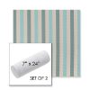 Picture of Costa Clearwater | Set of 2 | 7" x 24" Sunbrella Outdoor Bolster Pillows with Premium Inserts