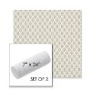 Picture of Detail Linen | Set of 2 | 7" x 24" Sunbrella Outdoor Bolster Pillows with Premium Inserts