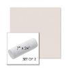 Picture of Dither Snow | Set of 2 | 7" x 24" Sunbrella Outdoor Bolster Pillows with Premium Inserts