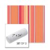 Picture of Dolce Mango | Set of 2 | 7" x 24" Sunbrella Outdoor Bolster Pillows with Premium Inserts
