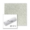 Picture of Etna Juniper | Set of 2 | 7" x 24" Sunbrella Outdoor Bolster Pillows with Premium Inserts