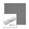 Picture of Heritage Slate | Set of 2 | 7" x 24" Sunbrella Outdoor Bolster Pillows with Premium Inserts