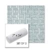 Picture of Key Figure Twilight | Set of 2 | 7" x 24" Sunbrella Outdoor Bolster Pillows with Premium Inserts