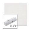 Picture of Linville Snow | Set of 2 | 7" x 24" Sunbrella Outdoor Bolster Pillows with Premium Inserts