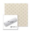 Picture of Mend Saffron | Set of 2 | 7" x 24" Sunbrella Outdoor Bolster Pillows with Premium Inserts
