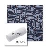 Picture of Nema Lazuli | Set of 2 | 7" x 24" Sunbrella Outdoor Bolster Pillows with Premium Inserts