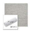Picture of Piazza Pebble | Set of 2 | 7" x 24" Sunbrella Outdoor Bolster Pillows with Premium Inserts