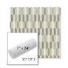 Picture of Precise Spring | Set of 2 | 7" x 24" Sunbrella Outdoor Bolster Pillows with Premium Inserts