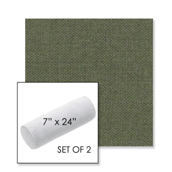 Picture of Source Tile | Set of 2 | 7" x 24" Sunbrella Outdoor Bolster Pillows with Premium Inserts