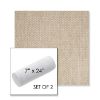 Picture of Tailored Putty | Set of 2 | 7" x 24" Sunbrella Outdoor Bolster Pillows with Premium Inserts