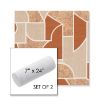 Picture of Territory Turmeric | Set of 2 | 7" x 24" Sunbrella Outdoor Bolster Pillows with Premium Inserts