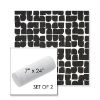 Picture of Toggle Inkblot | Set of 2 | 7" x 24" Sunbrella Outdoor Bolster Pillows with Premium Inserts
