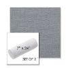 Picture of Willa Haze | Set of 2 | 7" x 24" Sunbrella Outdoor Bolster Pillows with Premium Inserts