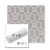 Picture of Bar Harbor Pebble | Set of 2 | 8" x 30" Sunbrella Outdoor Bolster Pillows with Premium Inserts