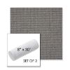 Picture of Bliss Smoke | Set of 2 | 8" x 30" Sunbrella Outdoor Bolster Pillows with Premium Inserts