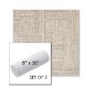 Picture of Boro Walnut | Set of 2 | 8" x 30" Sunbrella Outdoor Bolster Pillows with Premium Inserts