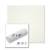 Picture of Canvas White | Set of 2 | 8" x 30" Sunbrella Outdoor Bolster Pillows with Premium Inserts